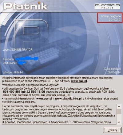 i po aktualizacji platnika to